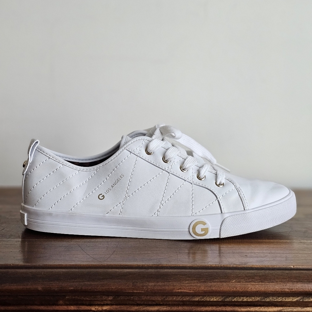 G By Guess Women's Orfin Faux-Leather Sneakers with Brand Accents Size 10 M - Picture 6 of 16